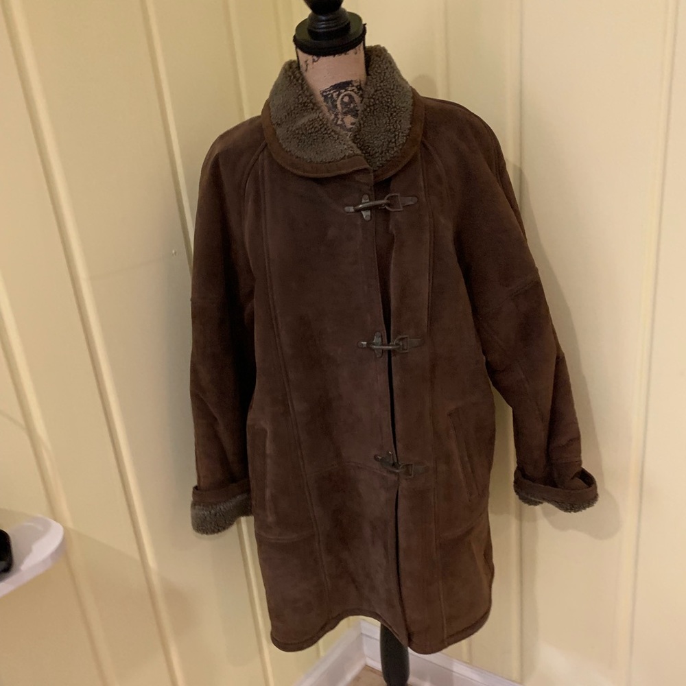 Pig Split Suede Winter Jacket - image 3